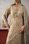 3 Piece Embroidered Irish Linen Suit