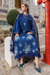 3 Piece Unstitched Embroidered Twill Linen Suit