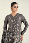 3 Piece Printed Linen Suit | MPS-2408-B