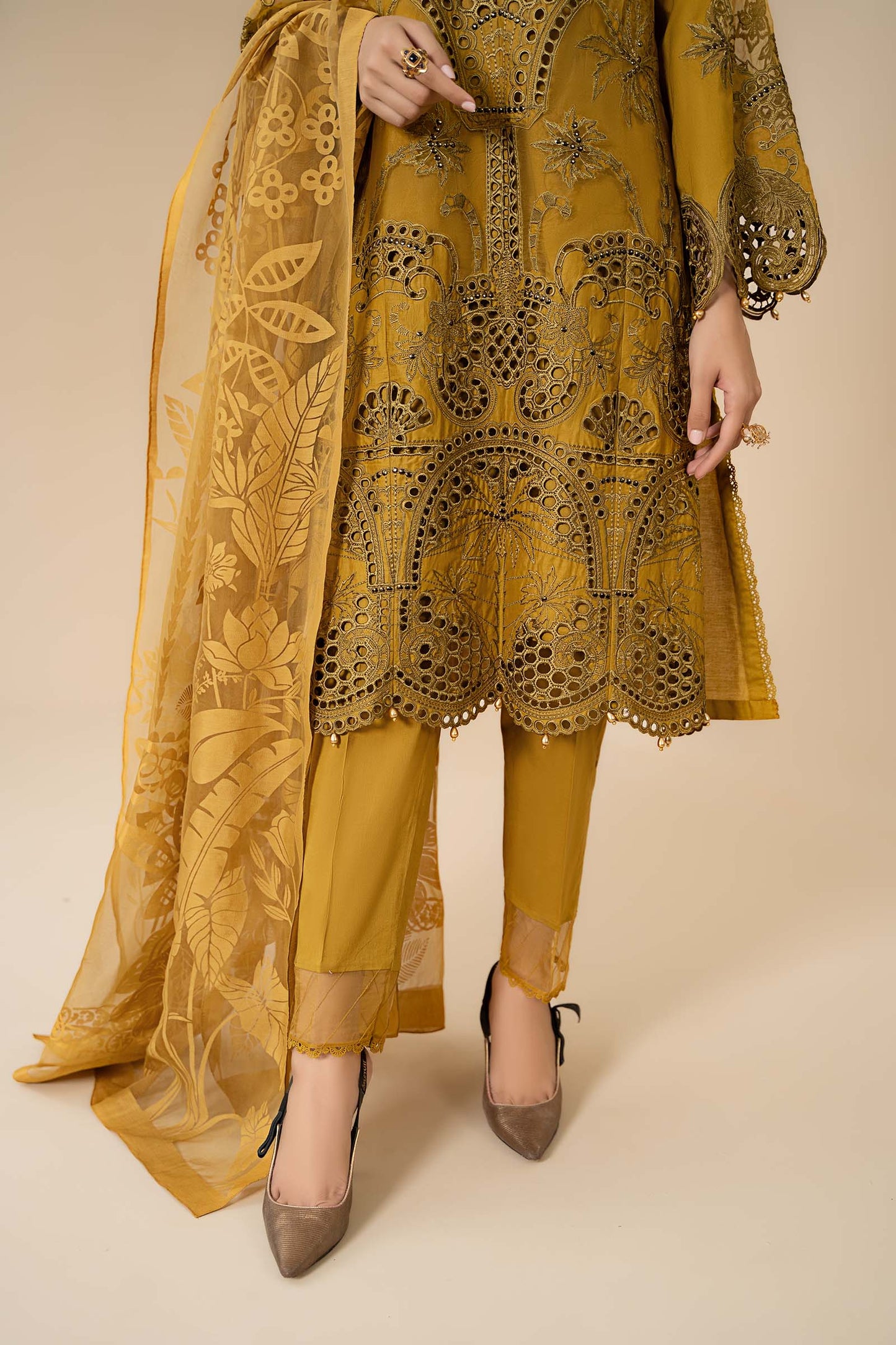 3 Piece Embroidered Lawn Suit | ELS-24-08