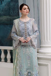 3 Piece Unstitched Embroidered Chiffon Suit | MPC-25-108