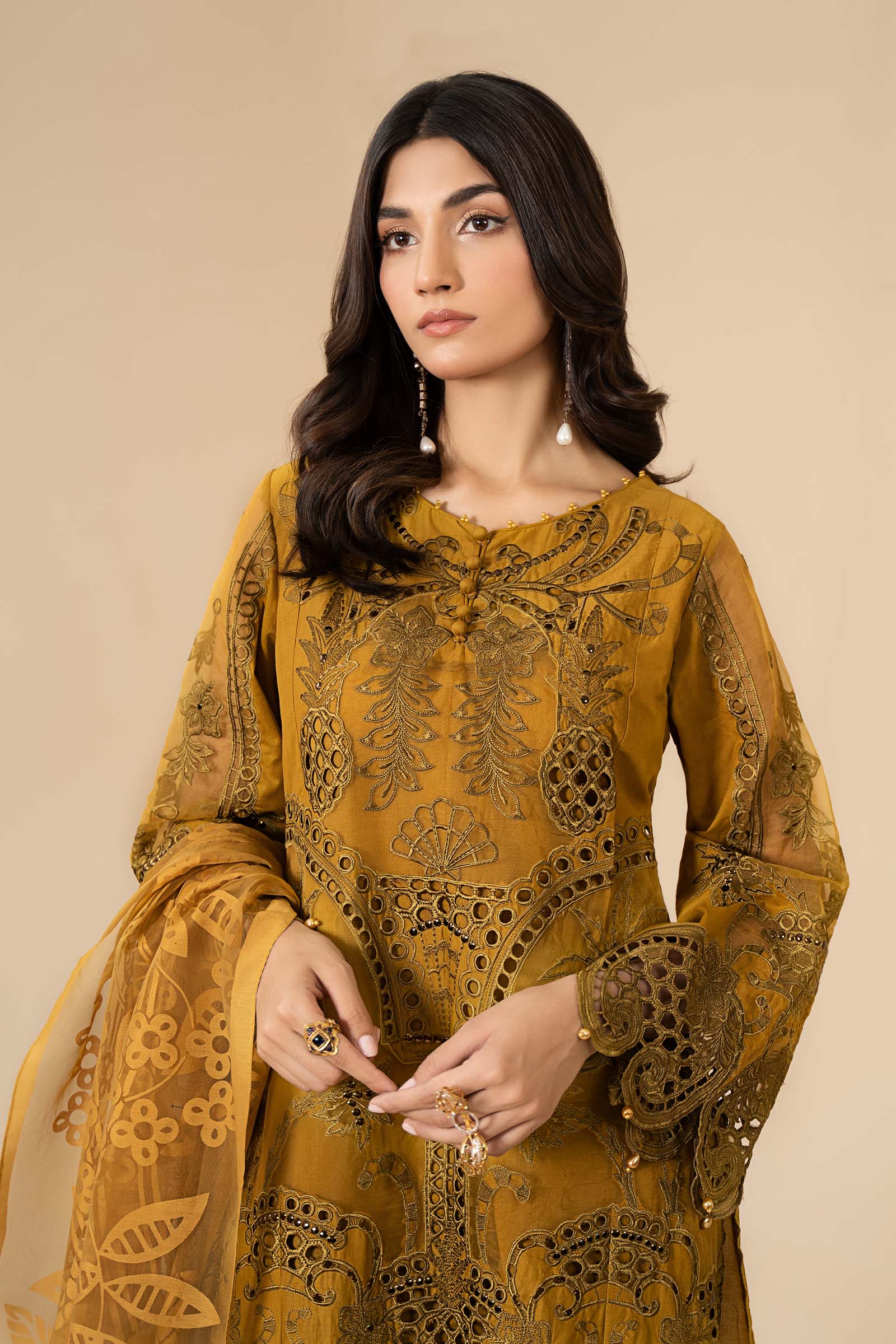 3 Piece Embroidered Lawn Suit | ELS-24-08