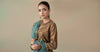 3 Piece Embroidered Cotton Satin Suit | CSS-808