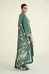 3 Piece Printed Linen Suit | MPS-2408-A