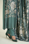 3 Piece Printed Linen Suit | MPS-2408-A