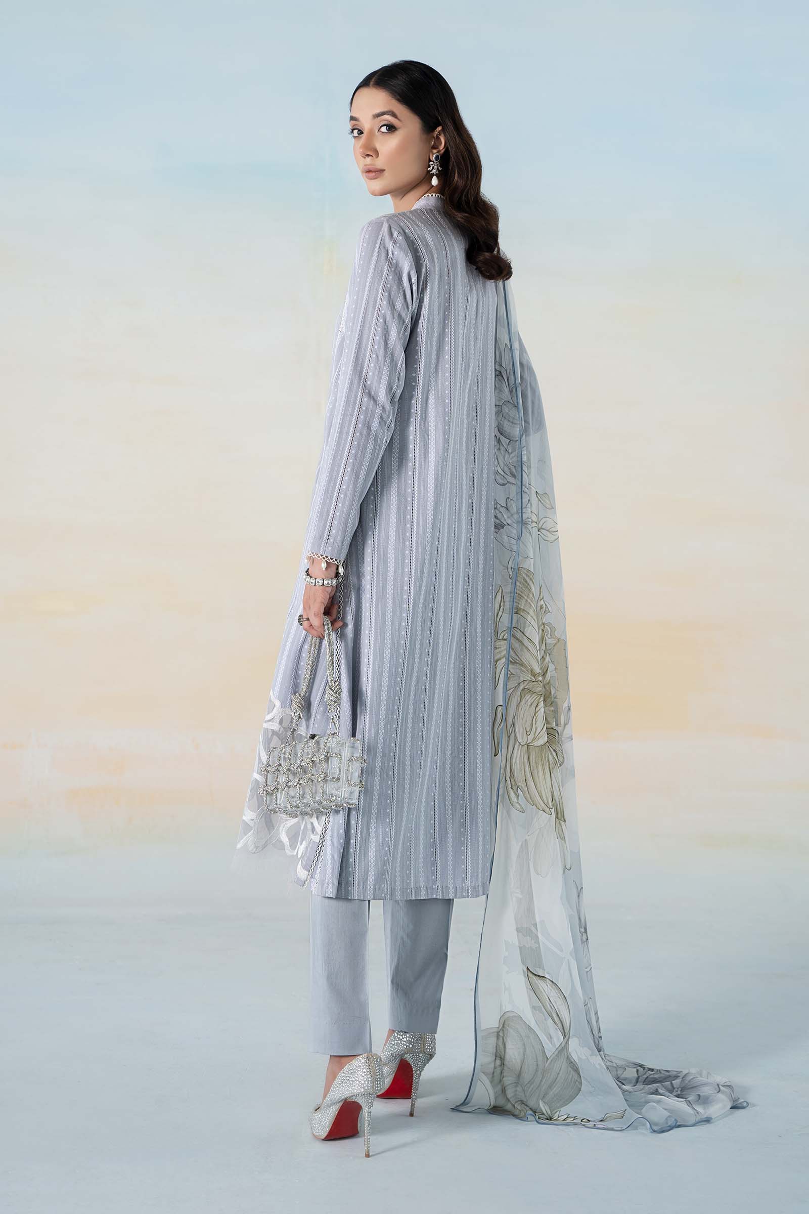 3 PIECE DYED LAWN SUIT