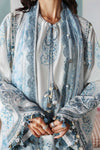 3 Piece Unstitched Embroidered Lawn Suit