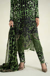3 Piece Printed Linen Suit | MPS-2409-A