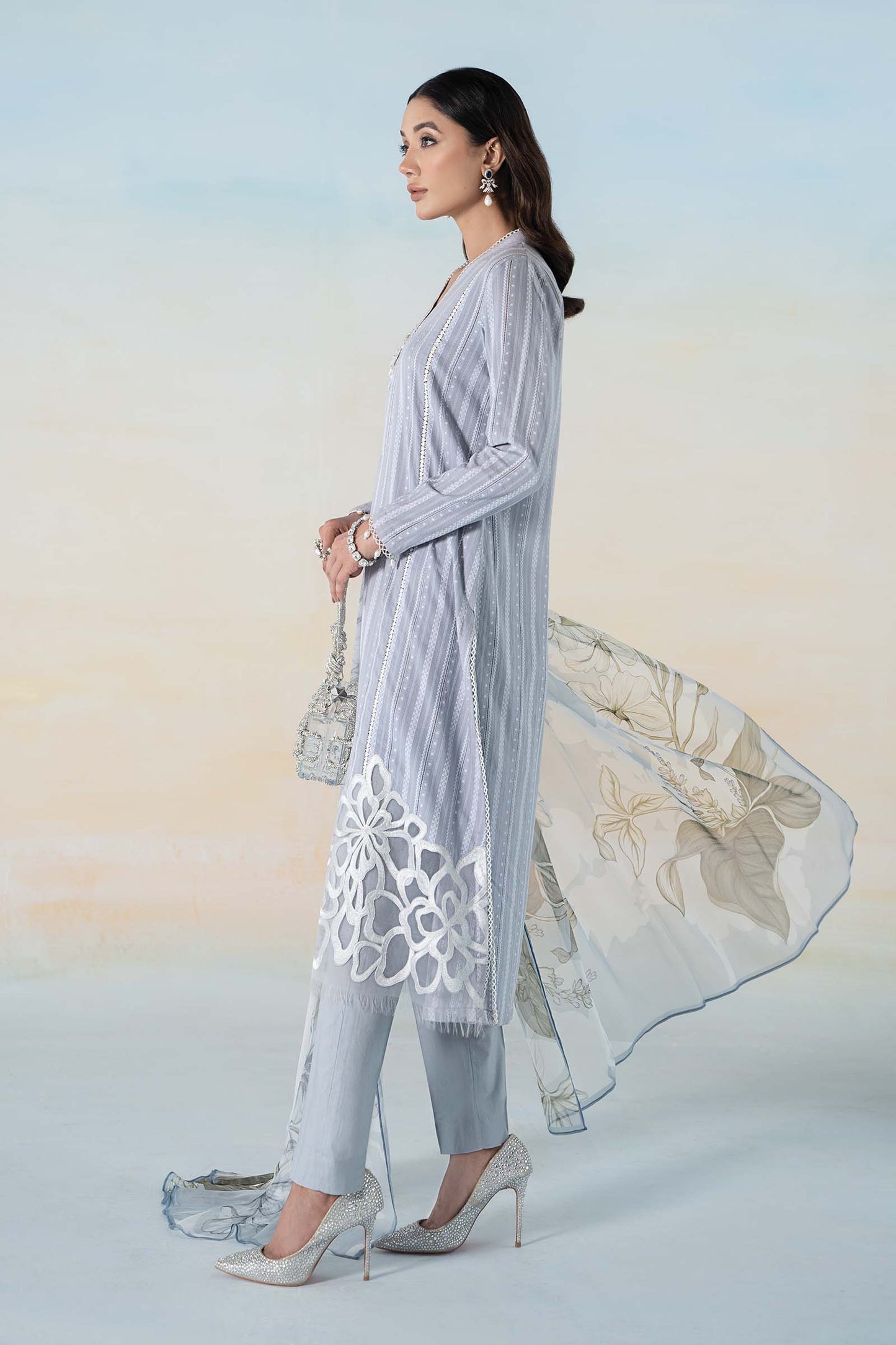 3 PIECE DYED LAWN SUIT