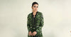 3 Piece Printed Linen Suit | MPS-2409-A
