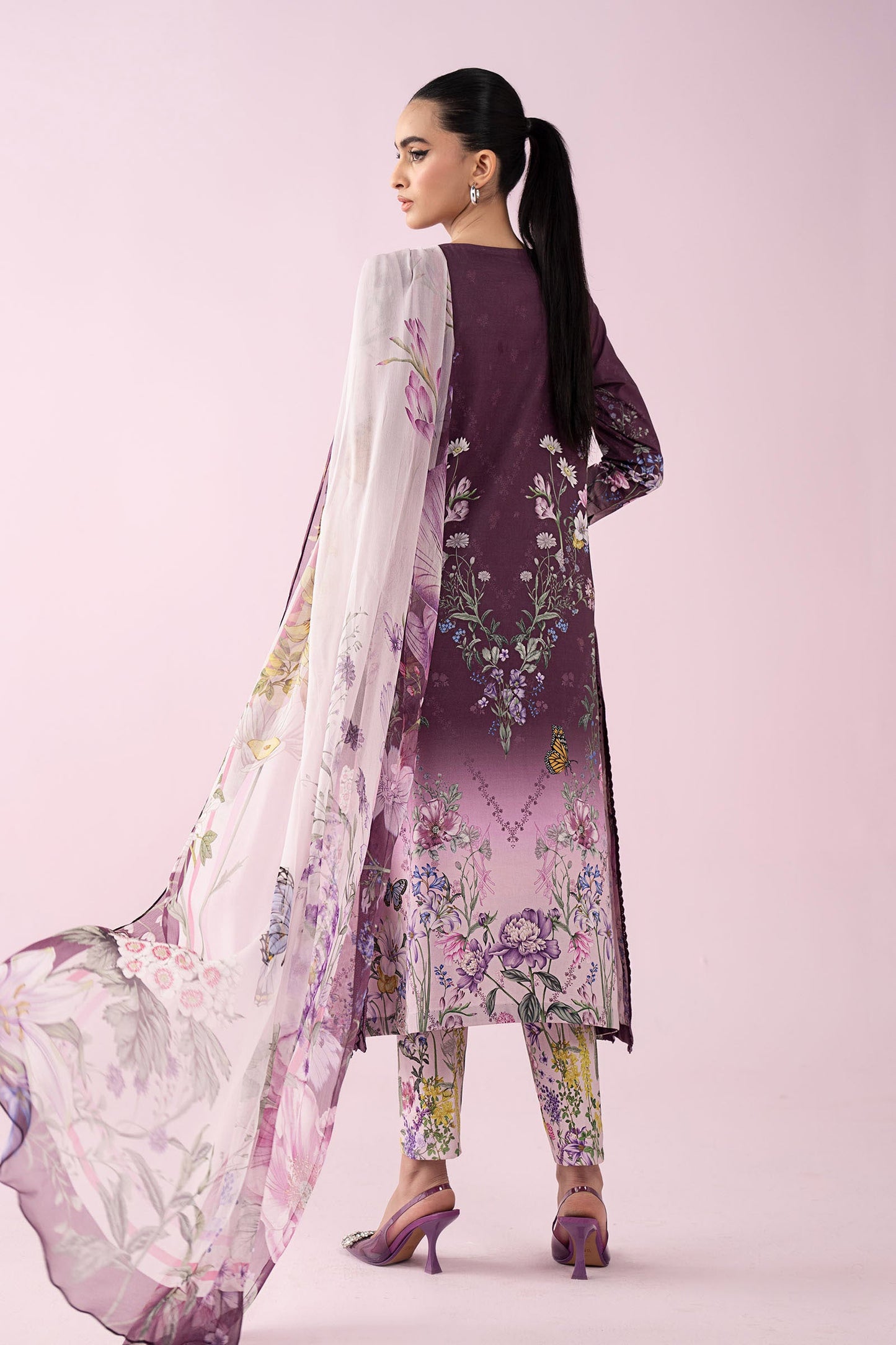 3 Piece Embroidered Lawn Suit