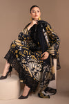3 Piece Embroidered Linen Suit