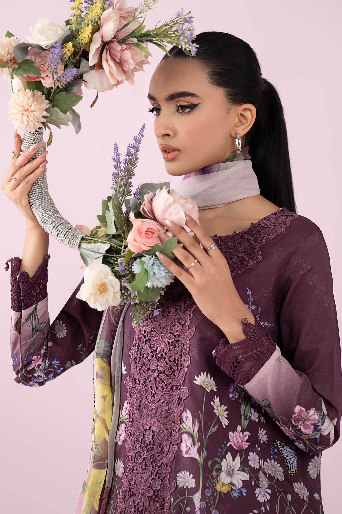 3 Piece Embroidered Lawn Suit