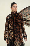 3 Piece Printed Linen Suit | MPS-2409-B