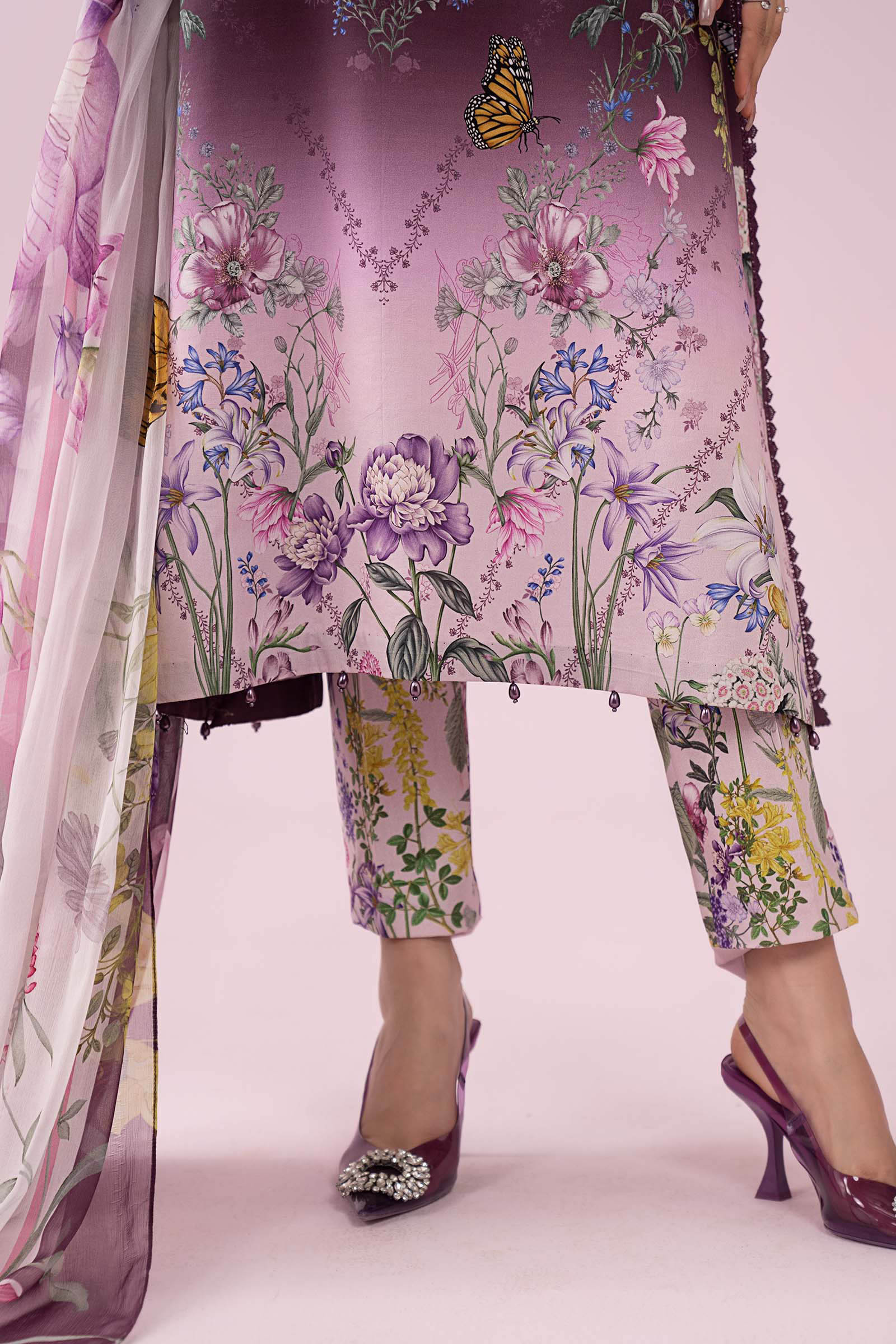 3 Piece Embroidered Lawn Suit