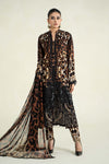 3 Piece Printed Linen Suit | MPS-2409-B