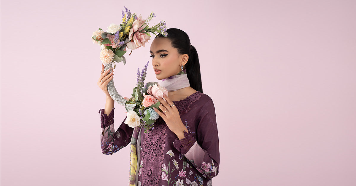 3 Piece Embroidered Lawn Suit