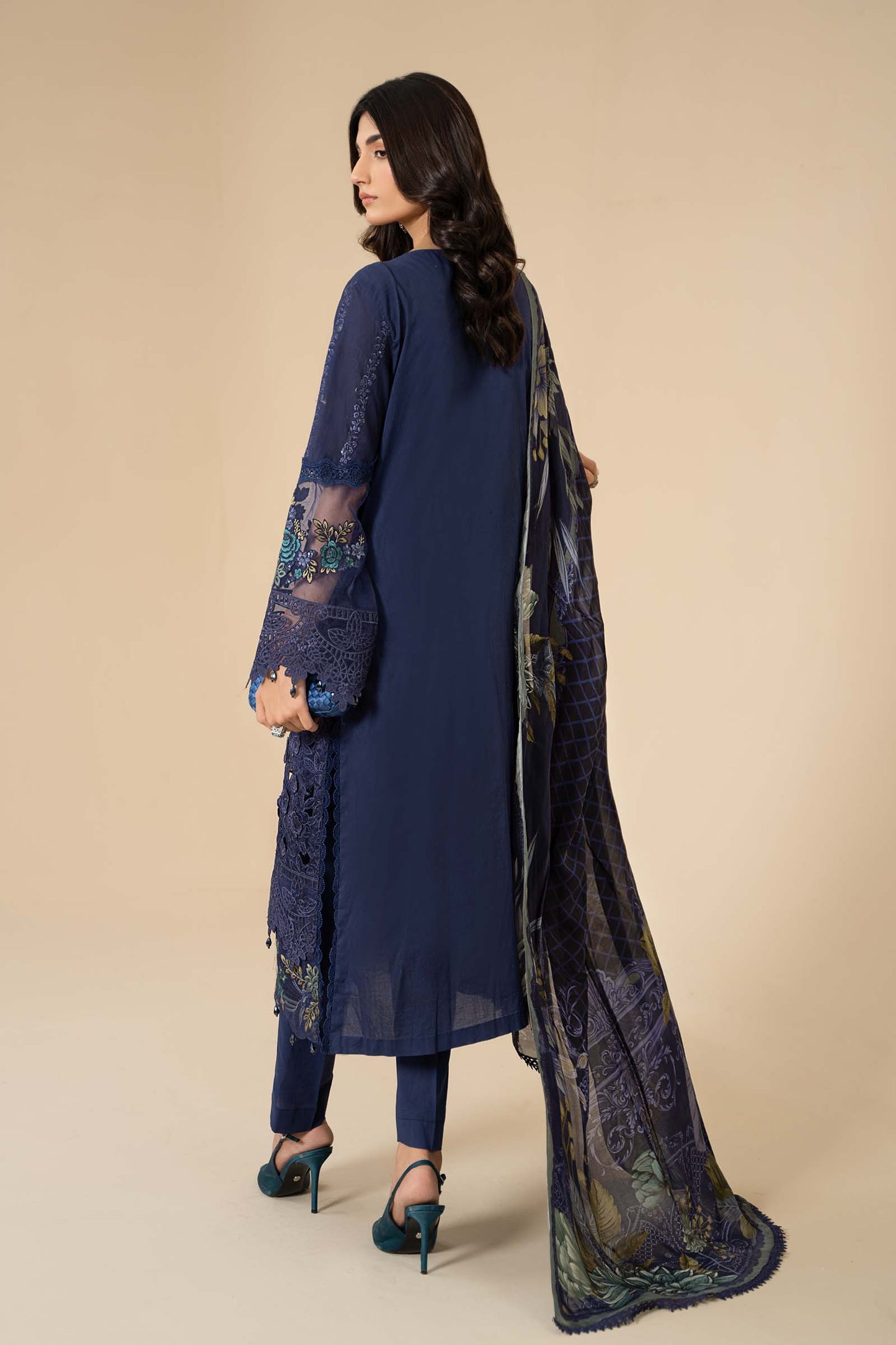3 Piece Embroidered Lawn Suit | ELS-24-09