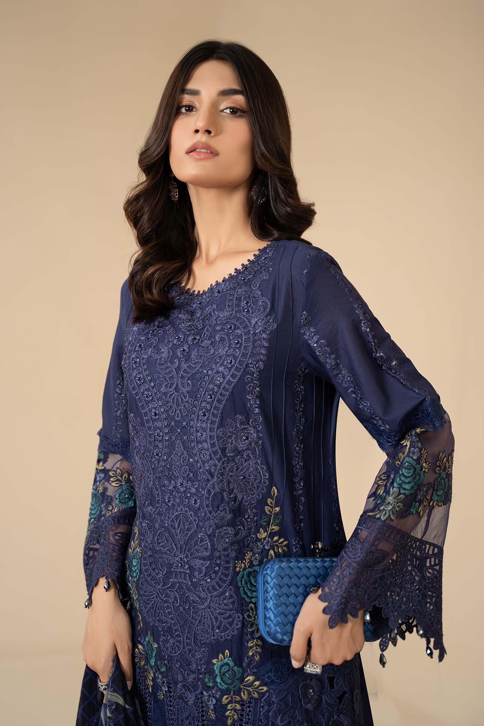 3 Piece Embroidered Lawn Suit | ELS-24-09