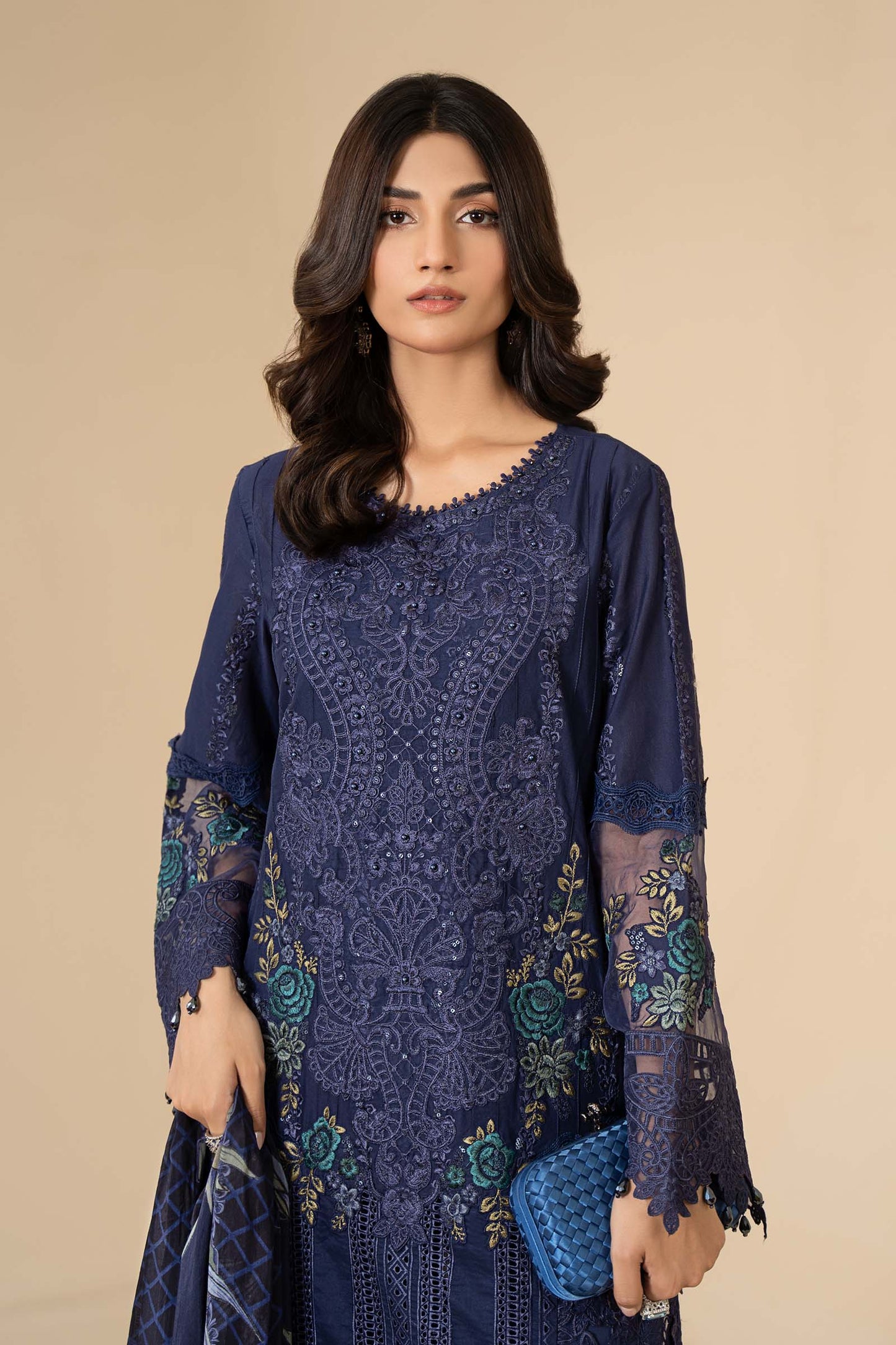 3 Piece Embroidered Lawn Suit | ELS-24-09