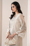 3 Piece Embroidered Organza Suit | ELS-25-09
