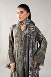 3 Piece Embroidered Linen Suit | DLS-1209