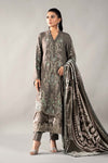 3 Piece Embroidered Linen Suit | DLS-1209