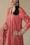 3 Piece Embroidered Cotton Satin Suit | CSS-809