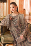 3 Piece Unstitched Embroidered Chiffon Suit