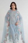 3 Piece Embroidered Broshia Suit | DS-2410-B
