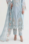 3 Piece Embroidered Broshia Suit | DS-2410-B