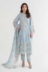 3 Piece Embroidered Broshia Suit | DS-2410-B