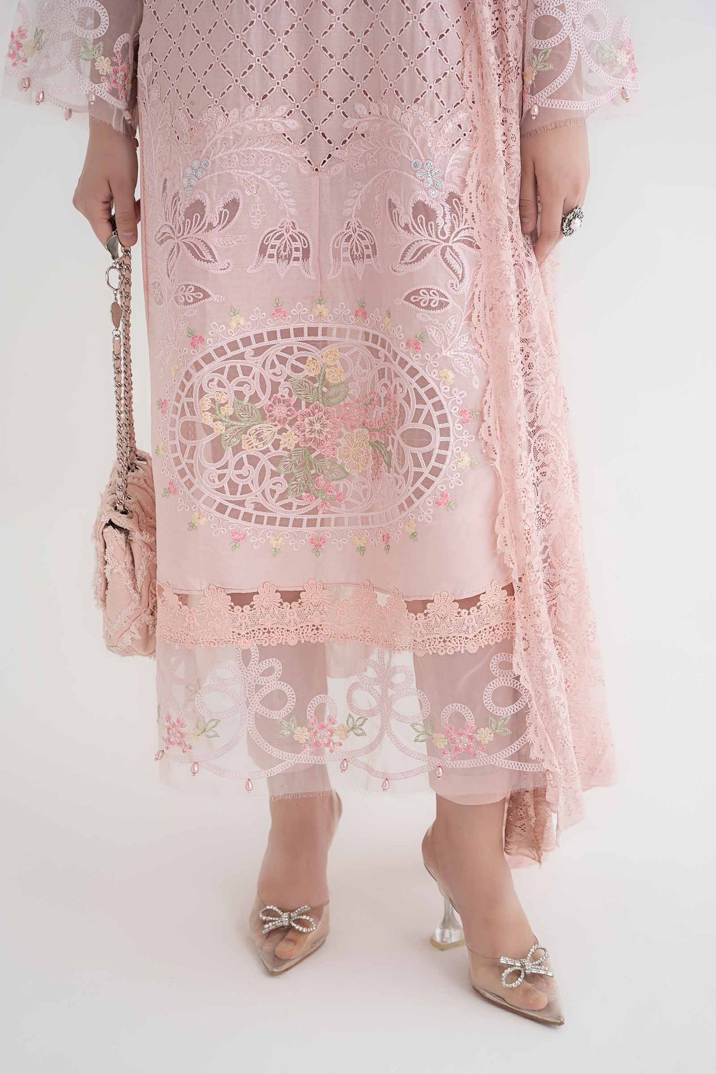 3 Piece Embroidered Lawn Suit | DS-2411-A