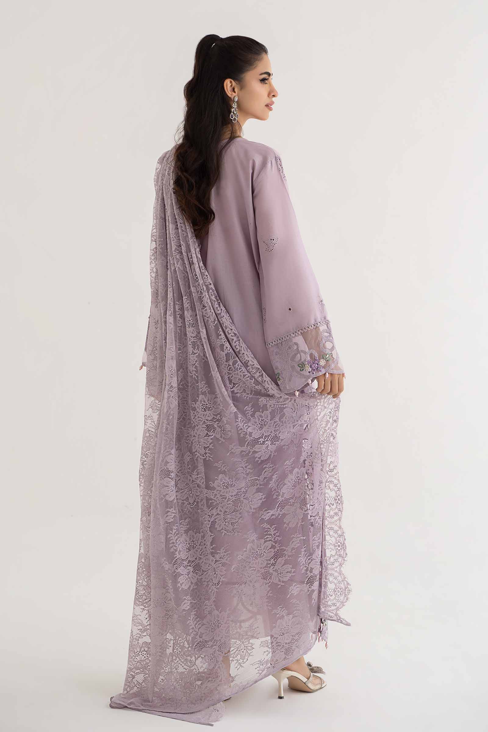 3 Piece Embroidered Lawn Suit | DS-2411-B