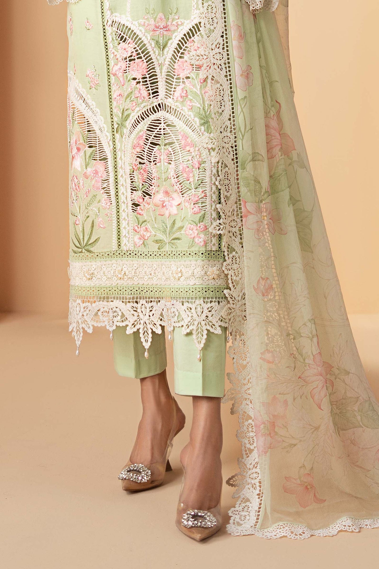 3 Piece Embroidered Lawn Suit