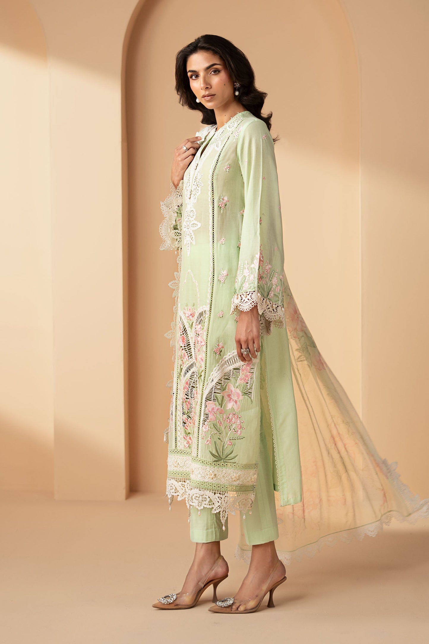 3 Piece Embroidered Lawn Suit