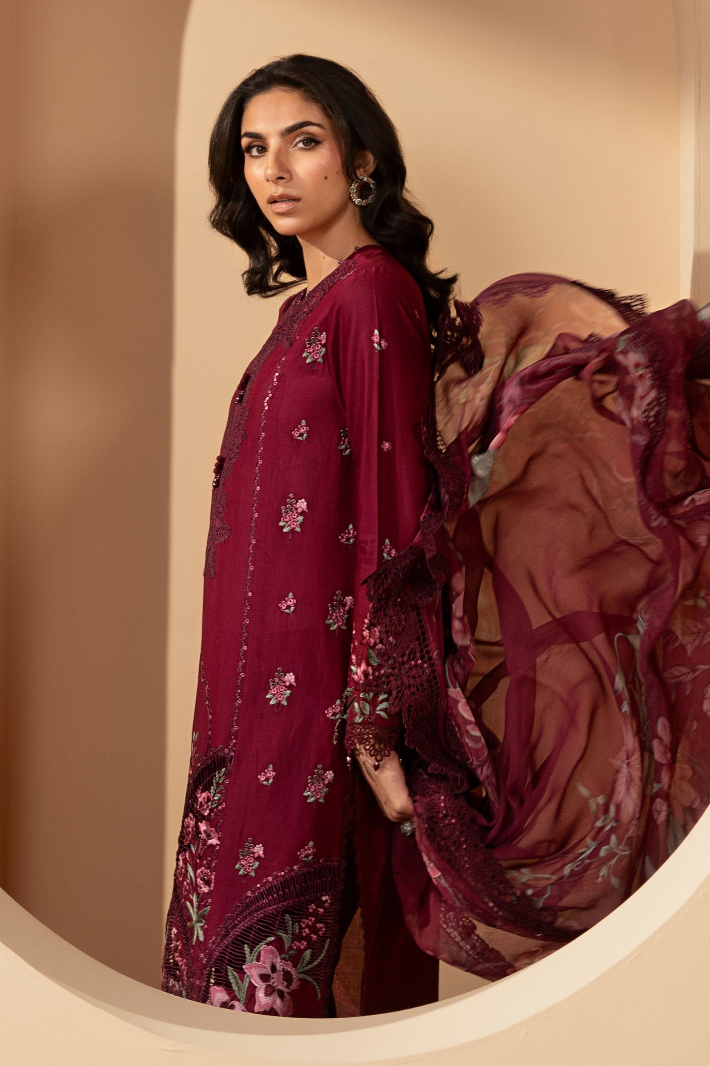 3 Piece Embroidered Lawn Suit