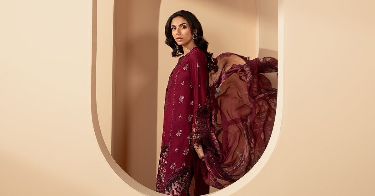 3 Piece Embroidered Lawn Suit