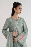 3 Piece Embroidered Lawn Suit | DS-2412-B