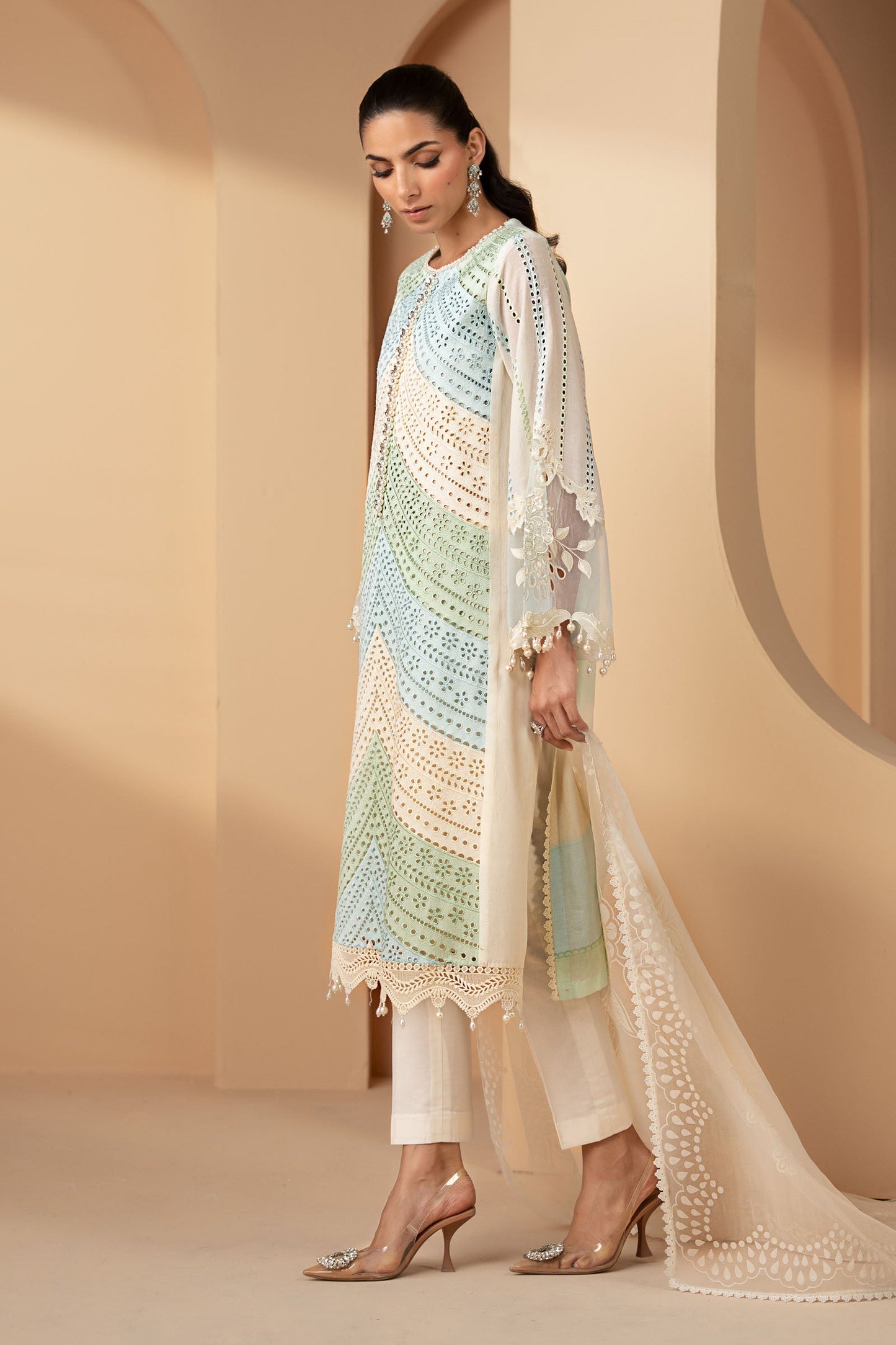 3 Piece Embroidered Lawn Suit
