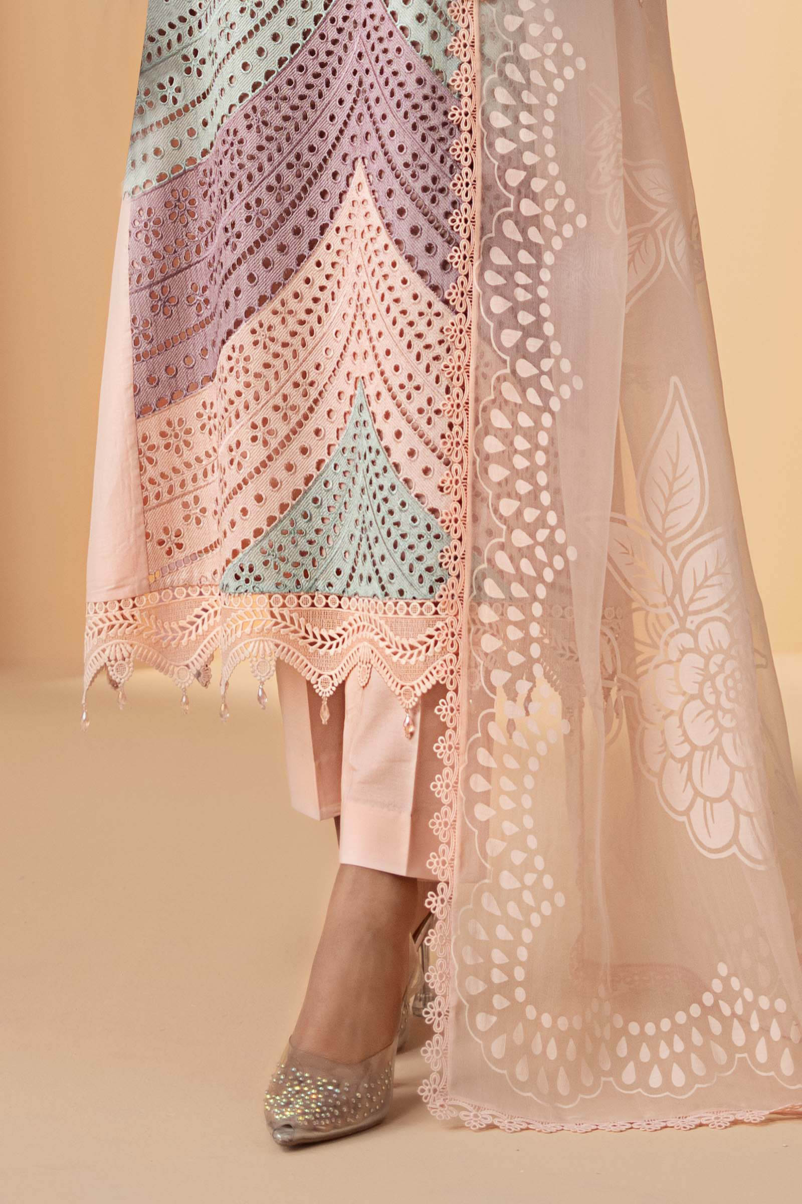 3 Piece Embroidered Lawn Suit