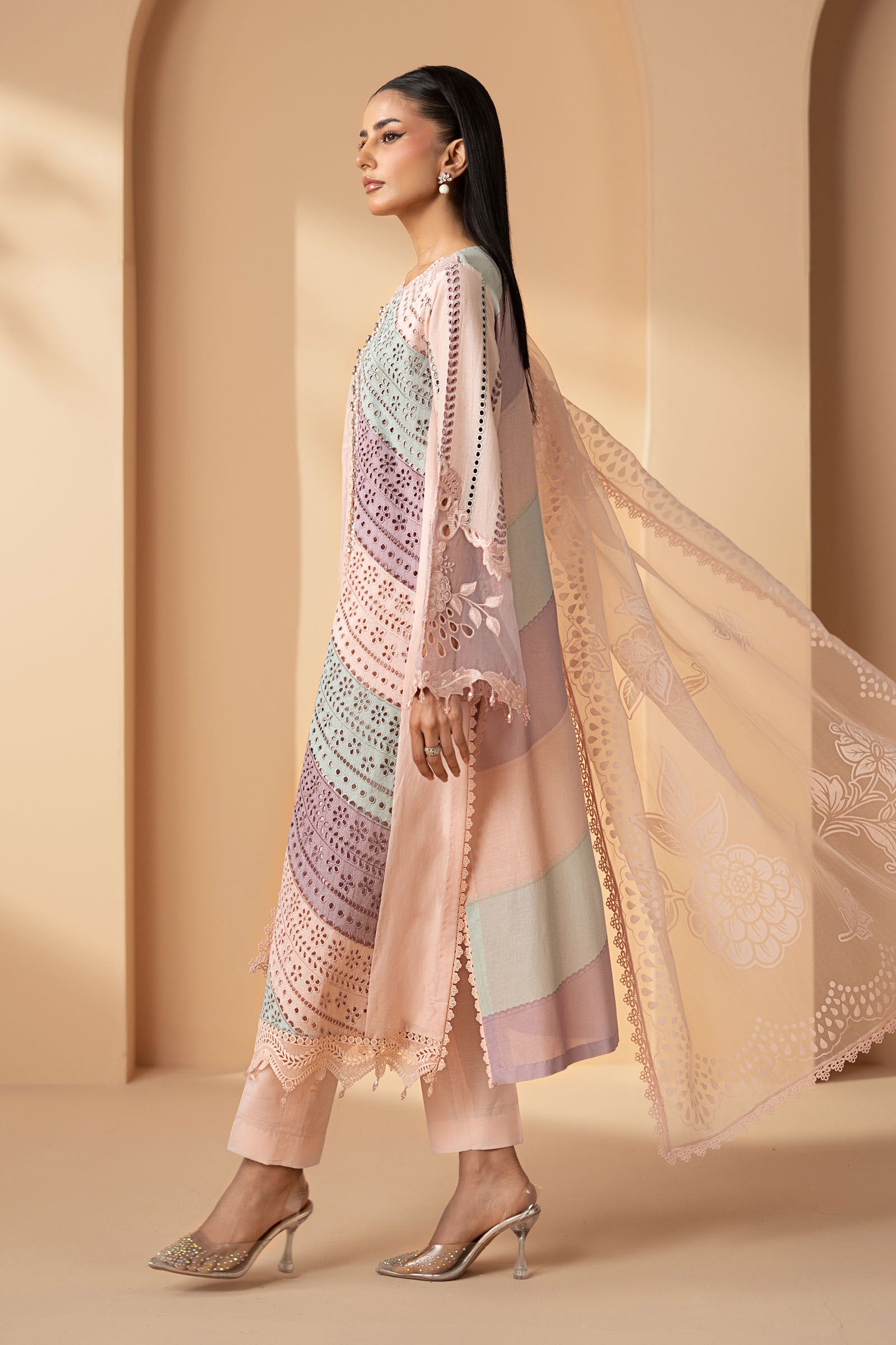 3 Piece Embroidered Lawn Suit