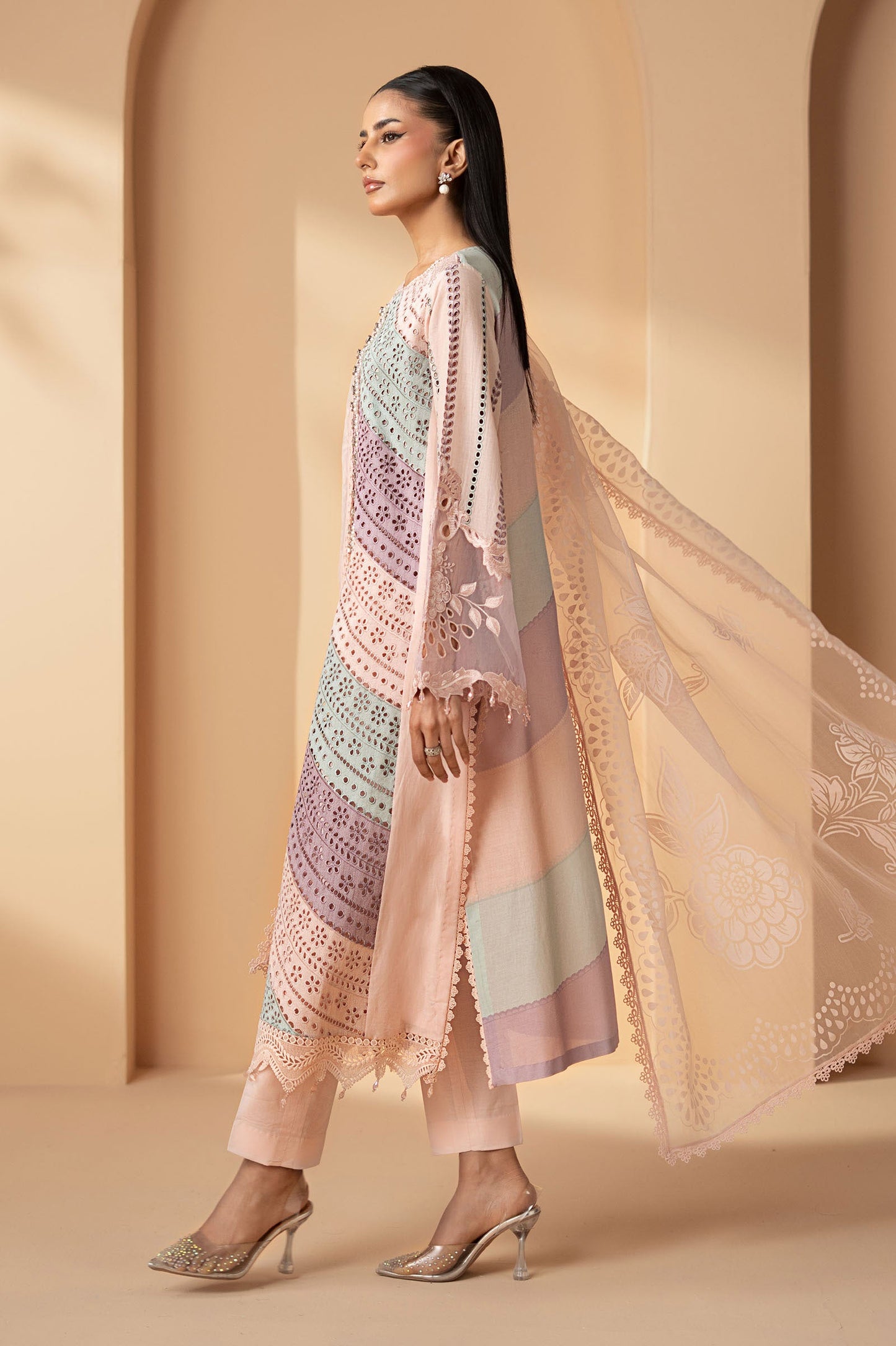 3 Piece Embroidered Lawn Suit