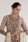 3 Piece Printed Lawn Suit | DS-2413-A