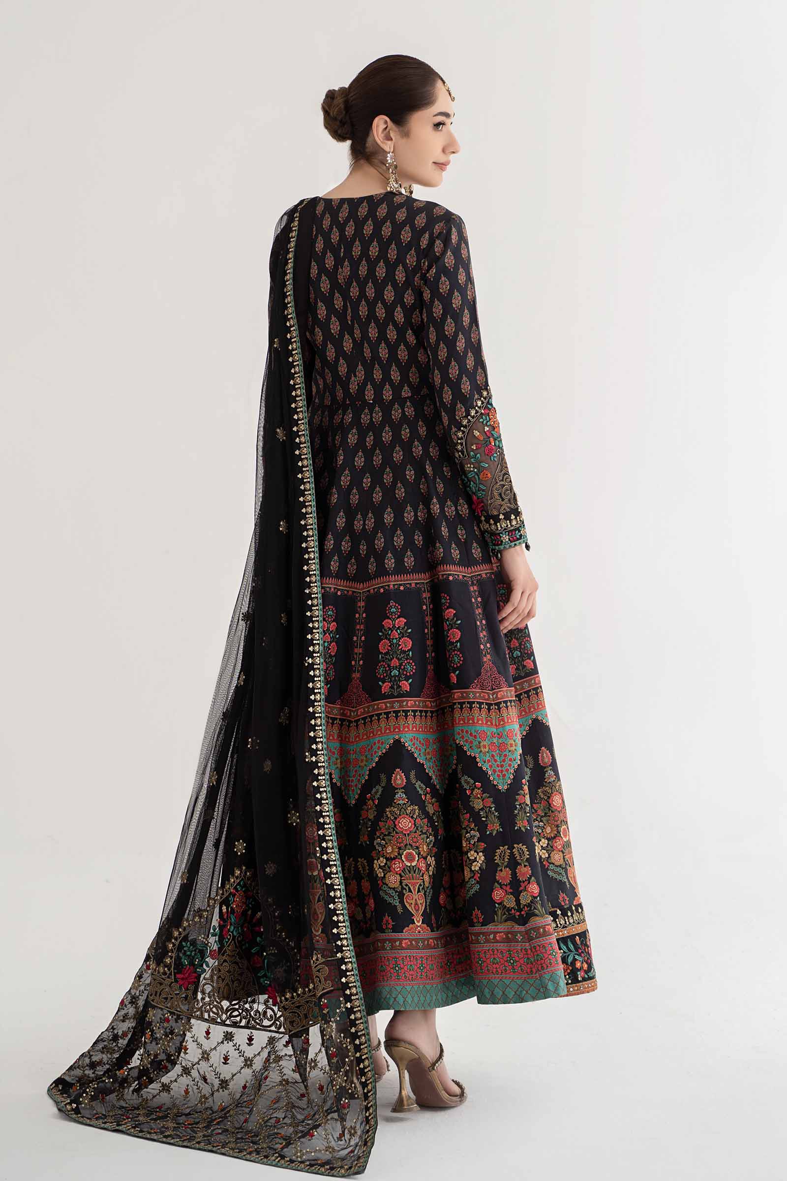 3 Piece Printed Lawn Suit | DS-2413-B