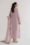 3 Piece Embroidered Dobby Lawn Suit | DS-2414-A