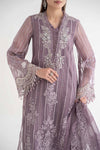 3 Piece Embroidered Organza Suit | DS-2401-A