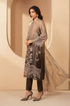 3 Piece Embroidered Jacquard Lawn Suit