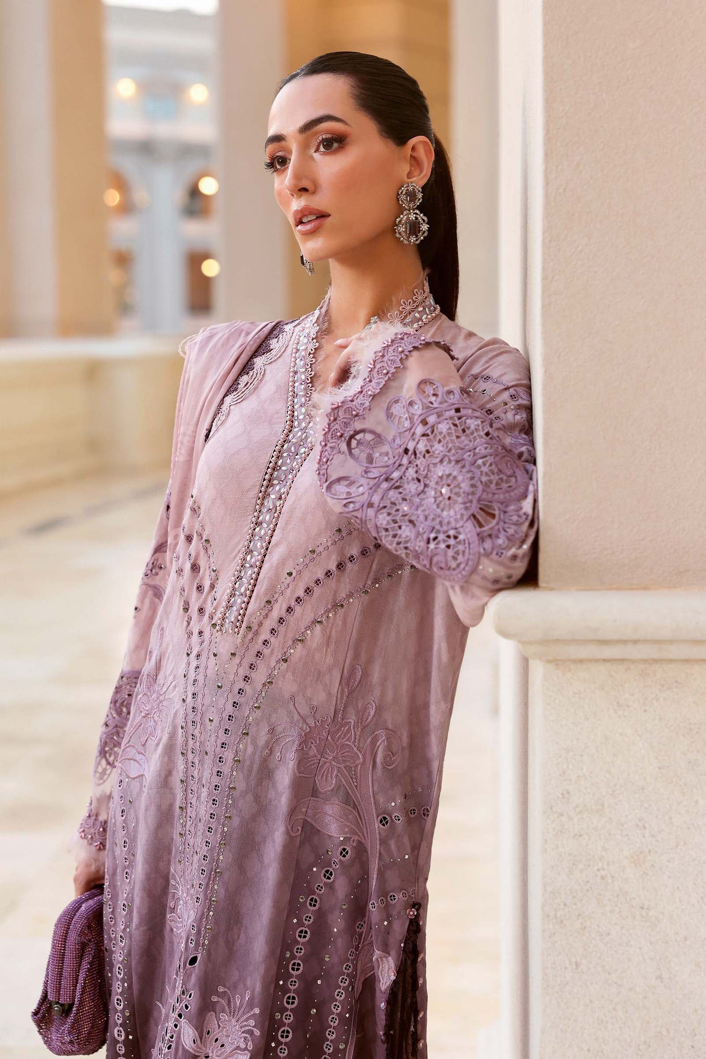 3 Piece Unstitched Embroidered Jacquard Lawn Suit