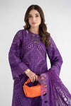 3 Piece Embroidered Lawn Suit | DS-2402-B